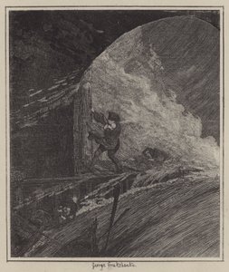 Illustratie voor Jack Sheppard door George (after) Cruikshank