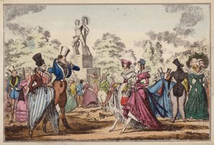 Monstrositeiten van 1822 door George (after) Cruikshank