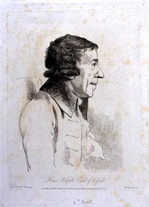 Horace Walpole, 4e graaf van Orford, gegraveerd door William Daniell door George (after) Dance