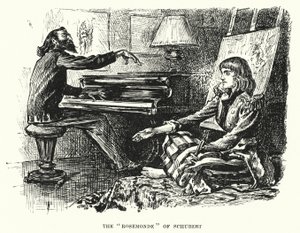 Illustratie voor Trilby door George du Maurier (gravure) door George (after) Du Maurier