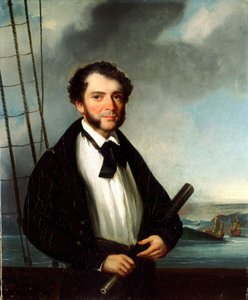 Een koopvaardijkapitein, ca. 1830-35 door George (attr. to) Chinnery