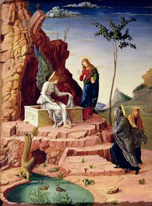 Heilige Vrouwen bij het Graf van Christus, naar Mantegna, 1869 door George, 9th Earl of Carlisle Howard