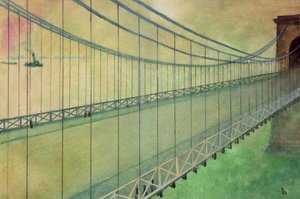 Hammersmith Bridge na de Bootrace