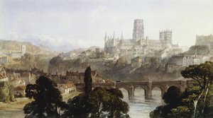 Durham Kathedraal, 1846 door George Arthur Fripp