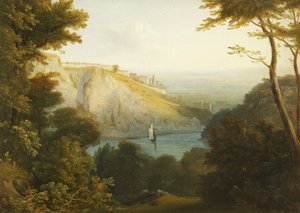 Uitzicht op de Avon Gorge door George Arthur Fripp