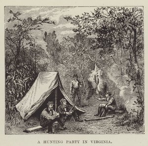 Een jachtpartij in Virginia door George Augustus Sala