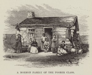 Een Mormoonse Familie van de Armere Klasse door George Augustus Sala