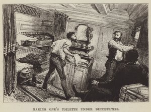 Je toilet maken onder moeilijke omstandigheden door George Augustus Sala