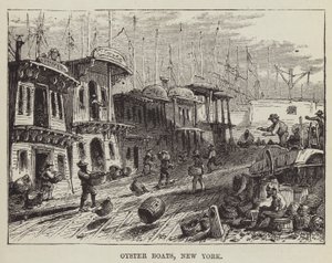 Oesterboten, New York door George Augustus Sala
