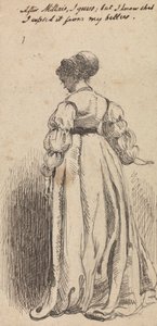 Staande dame door George Augustus Sala