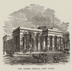 De Tombs-gevangenis, New York door George Augustus Sala