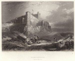 Bamborough, vanuit het Noordwesten