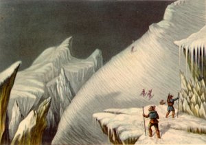 Stadium in de beklimming van de Mont Blanc, ca. 1853, 1946