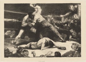 Een Knockout door George Bellows