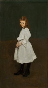 Klein meisje in het wit (Queenie Burnett)