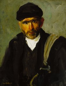 Oude visser door George Bellows