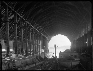 Devonport Werf, Zuidwerf, Overdekte Hellingsbaan Nr. 1, Devonport, Plymouth, 1942
