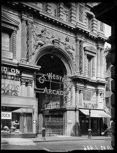 Great Western Arcade, Temple Row, Birmingham, 1941