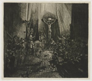 Christus gekruisigd tussen de twee dieven: 