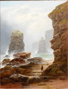 De kliffen bij Marsden Bay