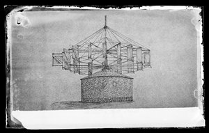 Lotts Molen, Flatbush, Brooklyn, een schets door W. H. Story, ca. 1872-87