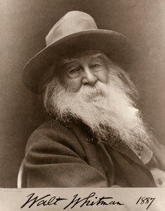 Portret van Walt Whitman in 1887 door George C. Cox
