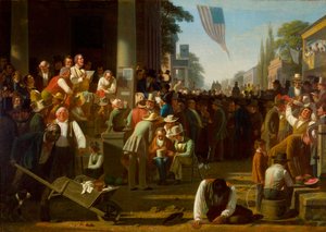 Het oordeel van het volk door George Caleb Bingham