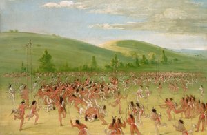 Balspel van de Choctaw--bal omhoog, 1834-1835