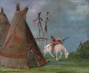 Comanche Lodge van Buffelhuiden, 1834-1835