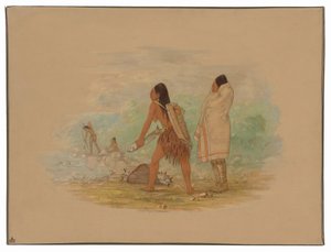 Flathead Indianen door George Catlin