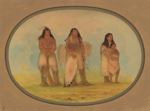 Vier Kiowa Indianen, 1861-1869