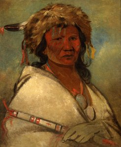 Grote held, een hoofdman, 1845 door George Catlin