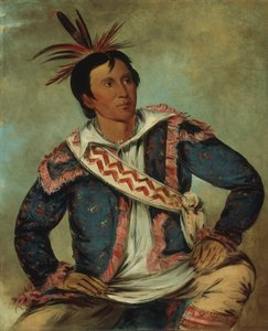 Há-tchoo-túc-knee, Snapping Turtle, een halfbloed door George Catlin