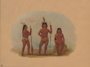 Klahoquaht Chief, zijn vrouw en zoon