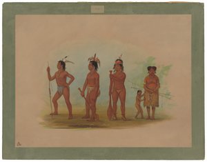 Klatsop Indianen door George Catlin