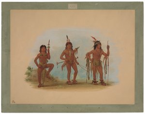 Lengua Medicijnman met Twee Krijgers