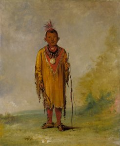 Me-sóu-wahk, Hertenhaar, Favoriete Zoon van Kee-o-kúk door George Catlin