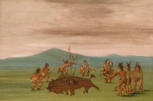 Medicijn Buffel van de Sioux door George Catlin