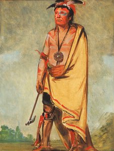 No-ak-chóo-she-kaw, Hij die de struiken doorbreekt door George Catlin