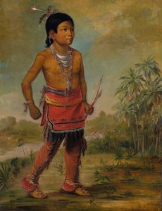 Osceola Nick-a-no-chee, een jongen door George Catlin