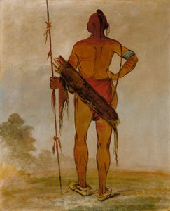 Pa-hú-sha, Withaar, de Jongere, een stamhoofd door George Catlin