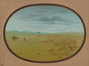 Prairiehondendorp, 1861-1869 door George Catlin