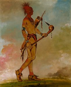 Shin-ga-wás-sa, Knappe Vogel door George Catlin