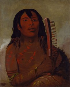 Tcha-dés-sa-ko-máh-pee, Berenkind door George Catlin