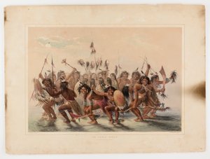 De hoofdhuiddans door George Catlin