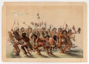 De hoofdhuiddans door George Catlin