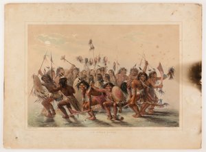De hoofdhuiddans door George Catlin
