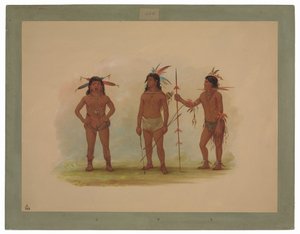 Drie Omagua Mannen