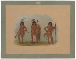 Drie Zurumati-indianen