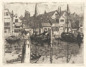 De Maas bij Dordrecht